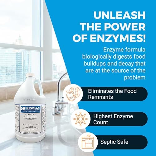 Pure Natural Drain Cleaner by Kinzua Environmental Eliminate Fruit Flies Degrade Organic Waste