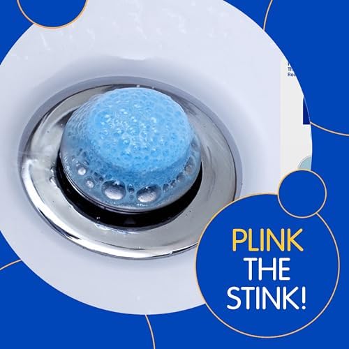 Plink Fizzy Drain Freshener Cleaner 18 Tablets 3 Packs Lemon Scent