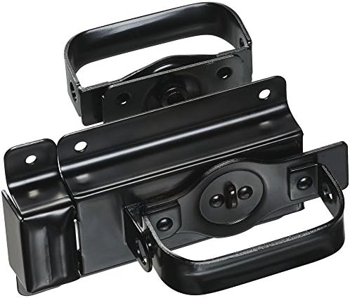 National Hardware N101-576 Swinging Door Latch Heavy Duty Black