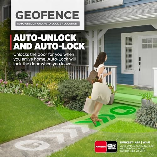 Smart Lock with Wi-Fi Keyless Entry Geofence