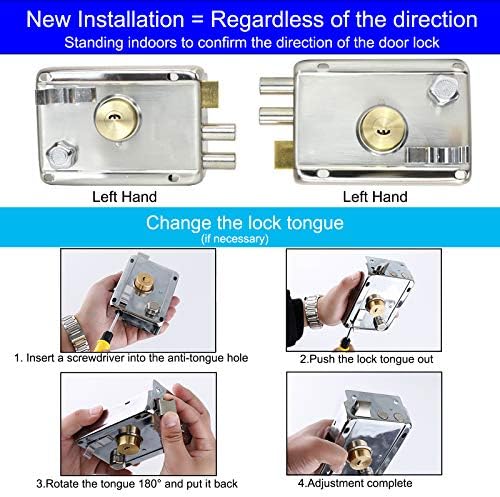 Exterior Door Lock Set with Cylinder