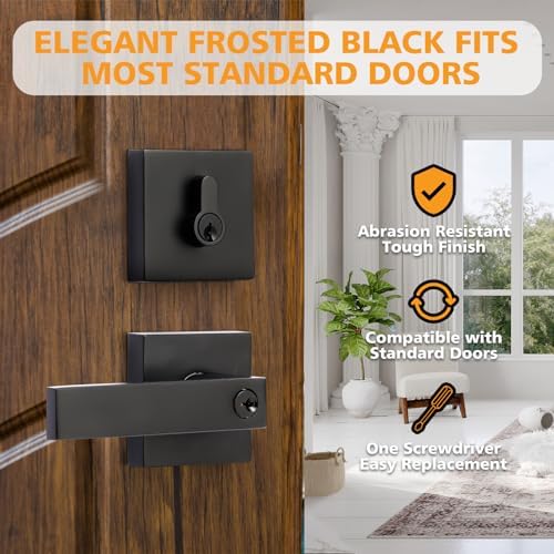 Sturdy Entry Door Deadbolt Set for Modern Homes