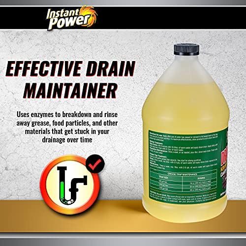 Instant Power Commercial Drain Maintainer Liquid Enzyme Clog Remover