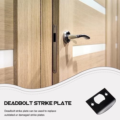 20-Piece Stainless Steel Door Strike Plate Set