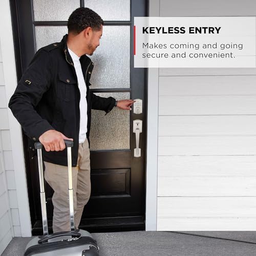 Kwikset SmartCode 260 Keyless Entry Door Lock System - SATIN Nickel Traditional