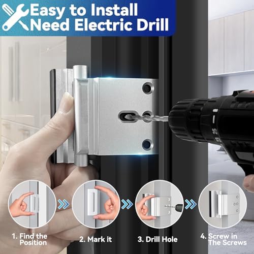 Secure Door Lock for 800lbs Resistance