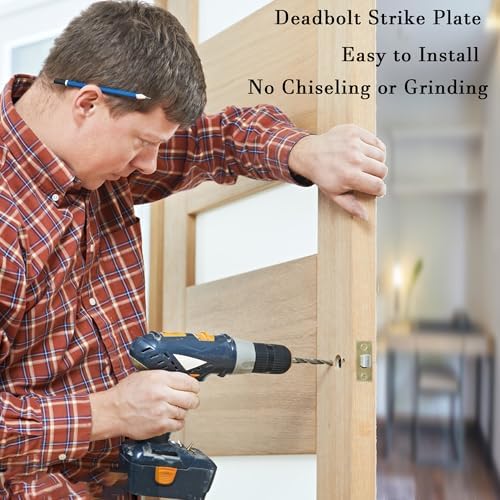 Stainless Steel Strike Plate for Door Replacement
