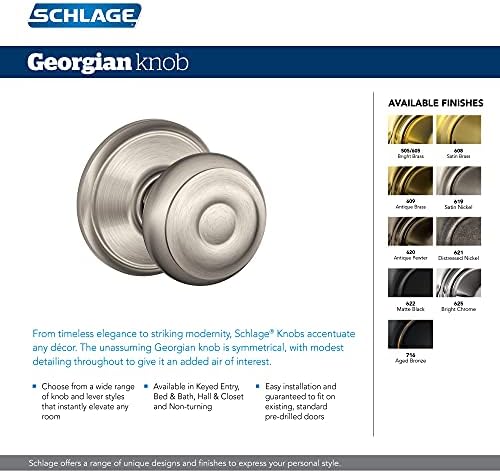 High-Quality Schlage FB50N V GEO Deadbolt Knob Set