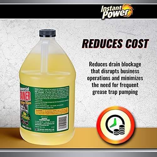 Instant Power Commercial Drain Maintainer Liquid Enzyme Clog Remover