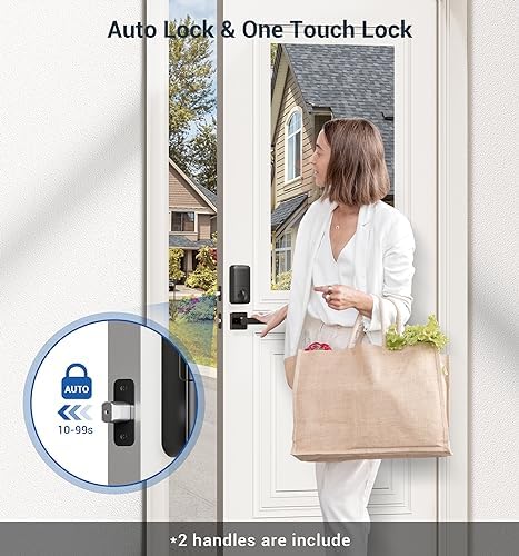 Fingerprint Keyless Entry Door Lock Set