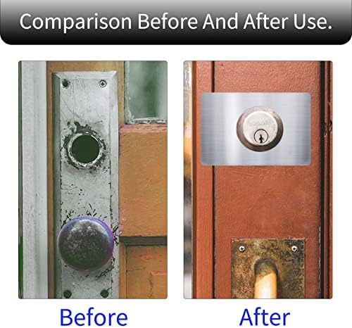 Exceptional Door Lock Reinforcement Plate Silver 2 Pack