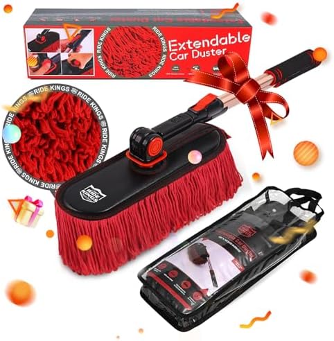 RIDE KINGS Car Duster Kit for Cars Trucks SUVs RVs and MotorcyclesDust Without Lint