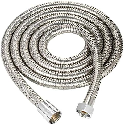 Sturdy 60-inch stainless steel bath hose Easy to use Style to match your bathroom