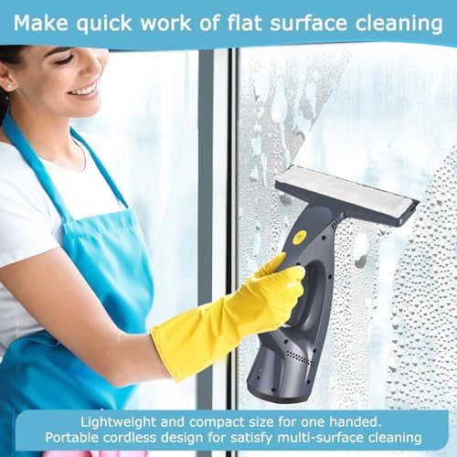 3-in-1 Window Vacuum Cleaner with Spray and Squeegee for Cars Windows and Showers