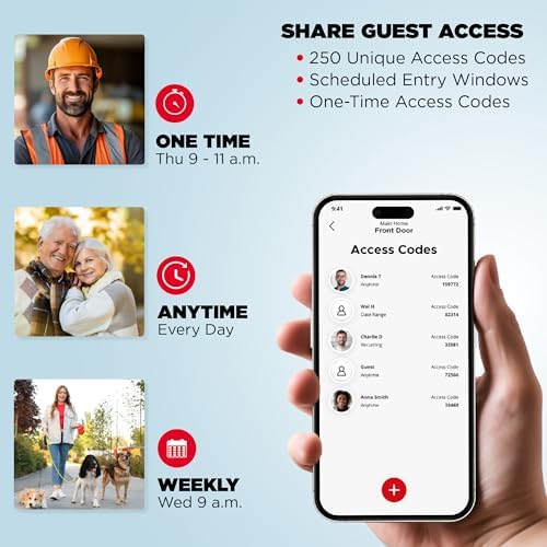 Smart Lock with Wi-Fi Keyless Entry Geofence