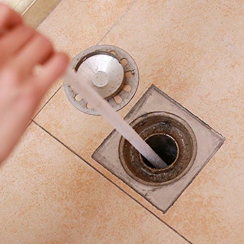 Alink Sink Drain Overflow Cleaning Brush for Hair and Gunk Removal