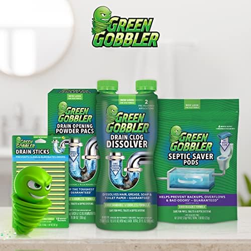 Quick-acting drain cleaner tool for hair buildup and clogs