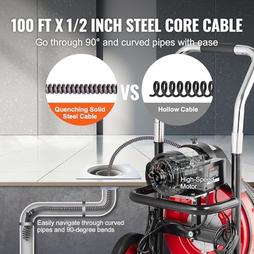 VEVOR Drain Cleaner Machine