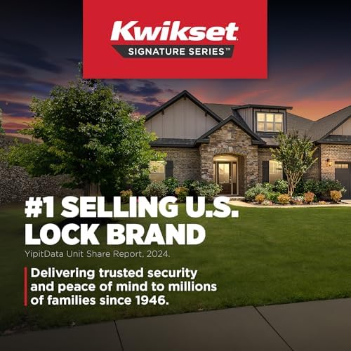 Kwikset Pismo Exterior Door Knob With SmartKey