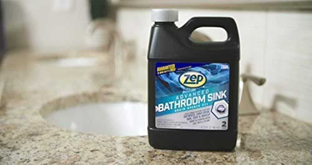 Zep Advanced Bathroom Sink Drain Opener Gel Fast Formula for Tough Clogs