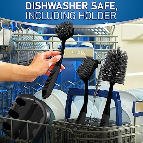 Dish Brush Set WHolder for Kitchen Cleaning