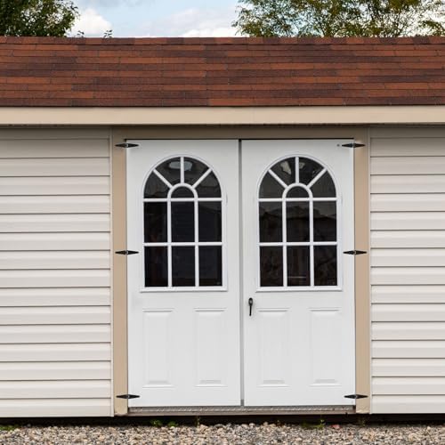 UExcel 4Pc Heavy-Duty Strap Hinges for Sheds Barns more