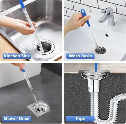 Adove Flexible Extra Long Drain Brush Drain Unblocker Tool