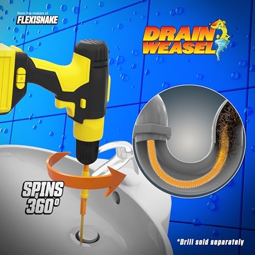 FlexiSnake Drain Weasel MAX Clog Remover Effortlessly Clean Your Sink