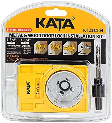 KATA Bi-Metal Door Lock Installation Kit