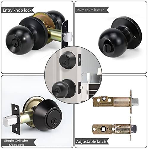 Exterior Door Deadbolt Set