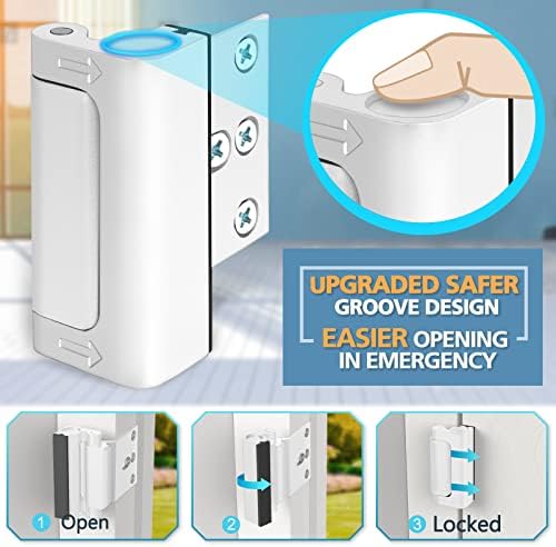 Strong Front Door Lock with 800 lbs Force-Resistant Reinforcement