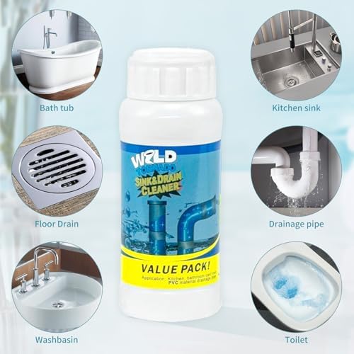 Wild Tornado Pro-Grade Sink and Drain Cleaner 3-Pack