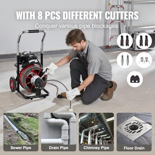 VEVOR Drain Cleaner Machine