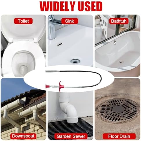 Efficient Drain Snake Hair Remover