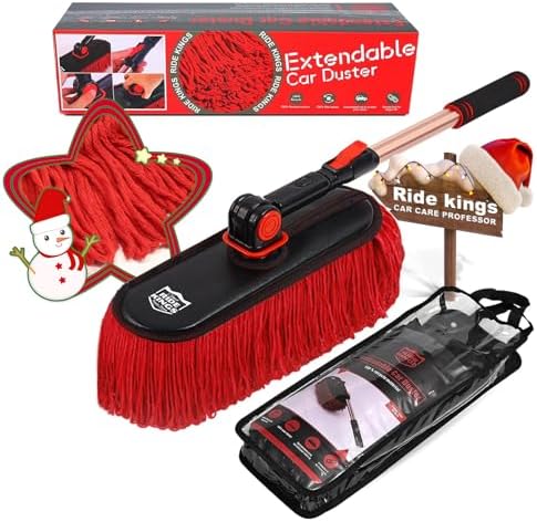 RIDE KINGS Car Duster Kit for Cars Trucks SUVs RVs and MotorcyclesDust Without Lint