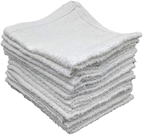 Eco-Friendly 24-Pack 12x12 Reusable Washcloths