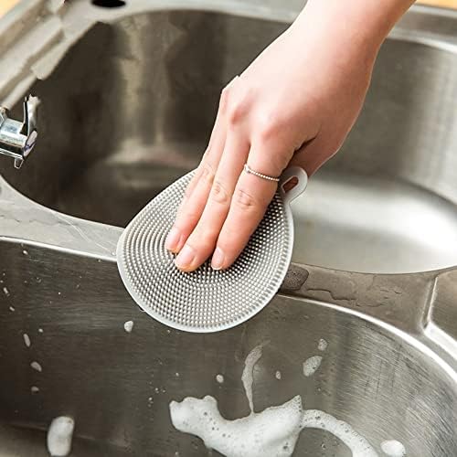 High-Quality Non-Scratch Silicone Scrubber for Kitchen Cleaning