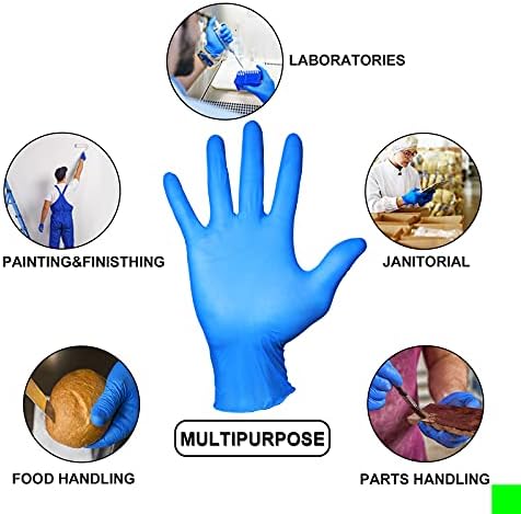 PEIPU Nitrile Exam Gloves Disposable Clean Service Gloves All Sizes Available
