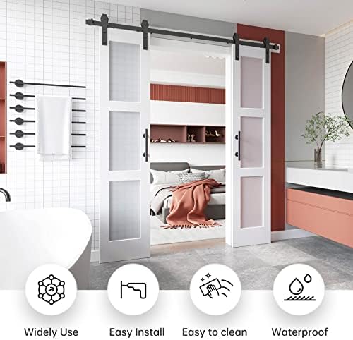 EaseLife 36in x 84in Double Sliding Door