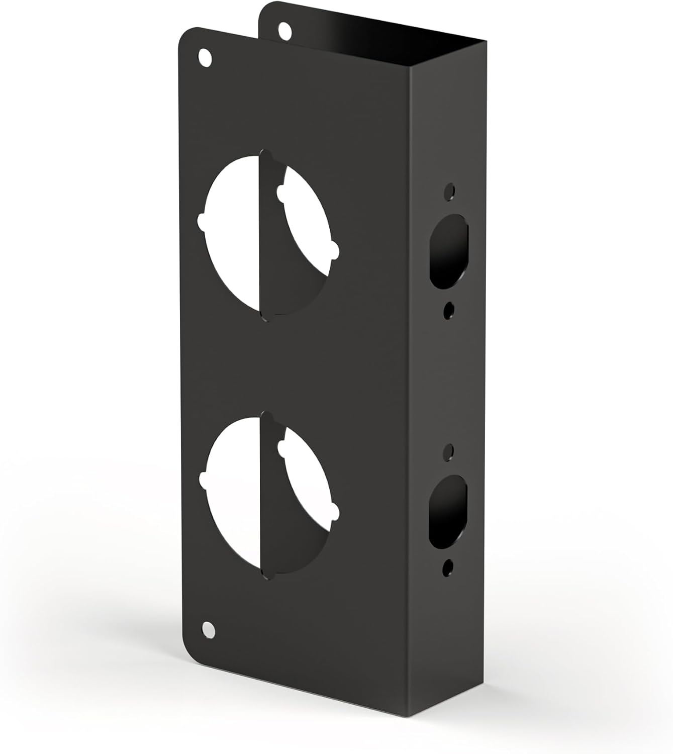 Naubea Door Reinforcement Plate Matte Black - Durable and Secure for Your Home