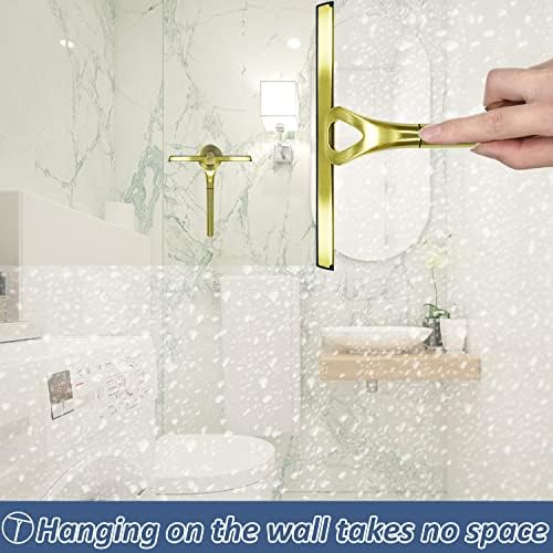 Safe Durable Stainless Steel Showers Squeegee with 3M Technology for Glass Mirror Tile