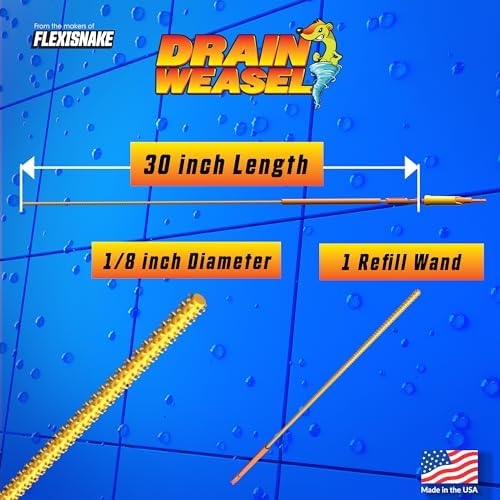 FlexiSnake Drain Weasel MAX Clog Remover Effortlessly Clean Your Sink