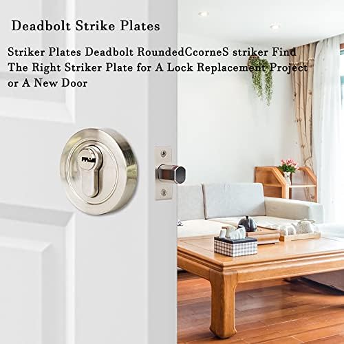 Stainless Steel Strike Plate for Door Replacement