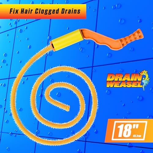 FlexiSnake Drain Weasel Hair Clog Remover Tool Kit