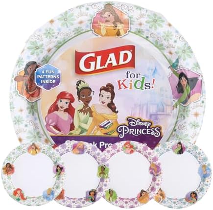 Glad for Kids Disney Princess Paper Plates 10 30 Ct