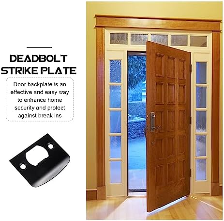 20-Piece Stainless Steel Door Strike Plate Set