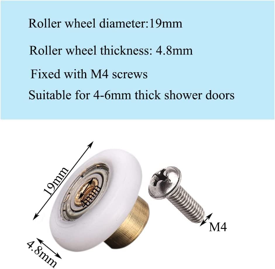 Stylish 8-Pack Copper Core Showers Smooth Install Quiet Movement Durable Rust-Proof