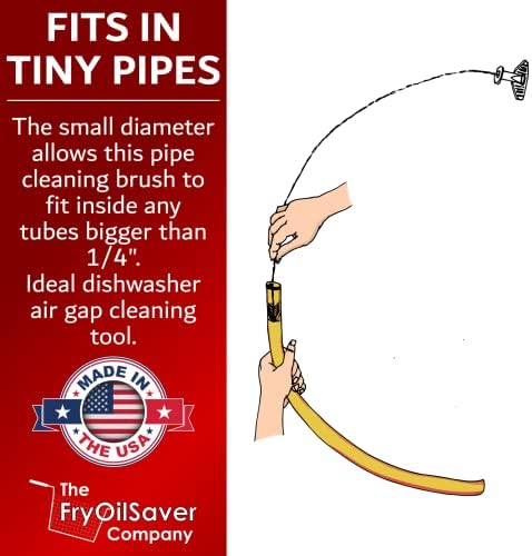 48 Flexible Dishwasher Cleaning Brush for Blocked Pipes