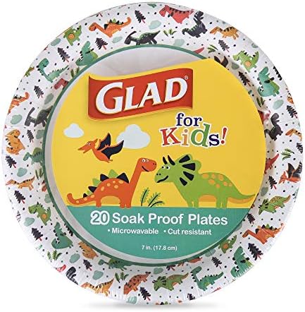 Glad for Kids Dinosaur Plates