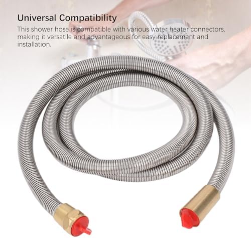 Restokii Stainless Steel Shower Extension Hose for Home Use Reliable and Durable